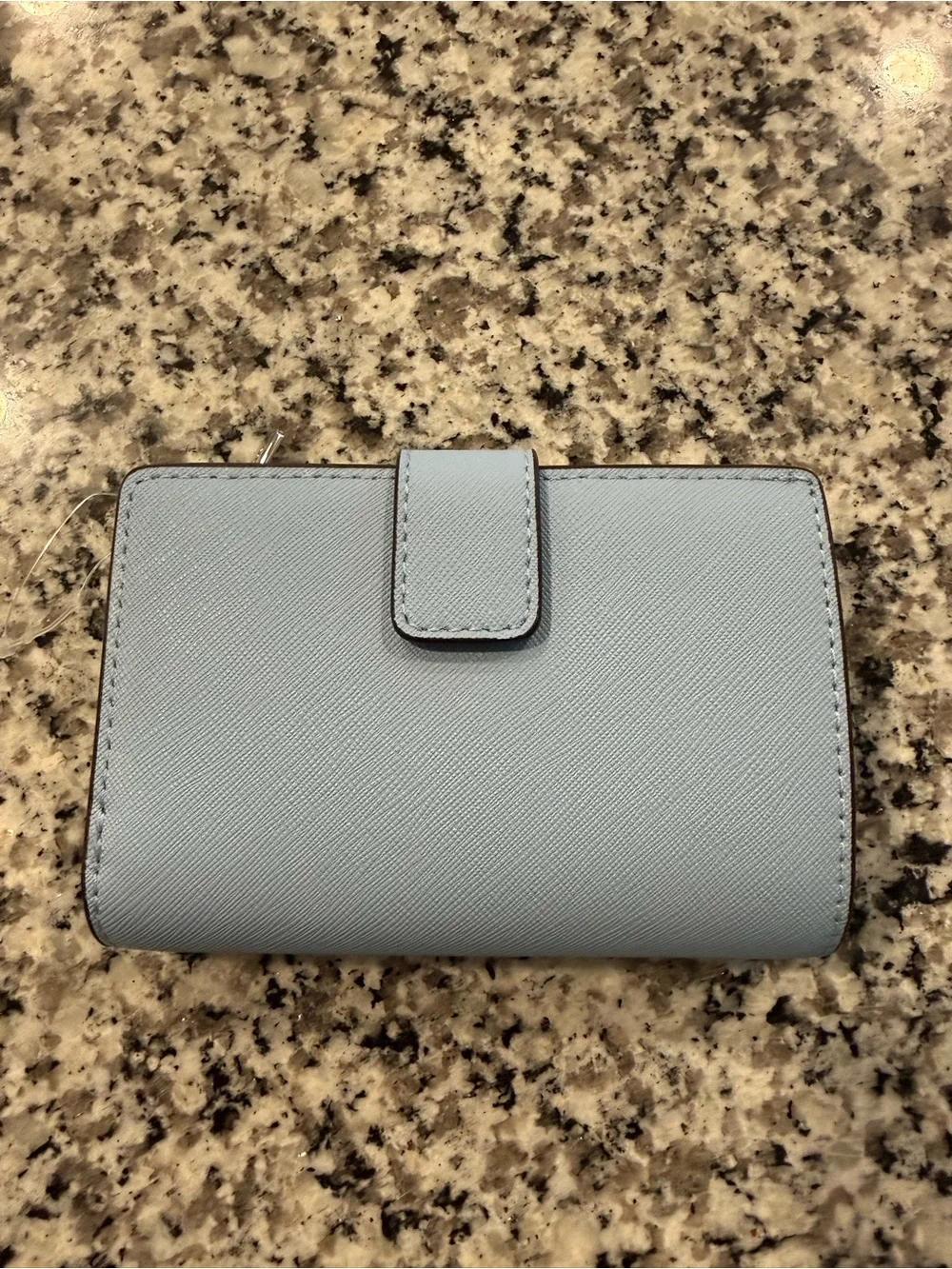 Michael Kors Pale Blue Wallet with Silver Logo